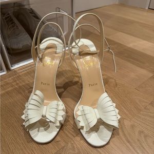 COPY - White heels with bow